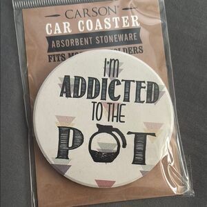 Carson “ I’m Addicted To The Pot Car Coaster “
